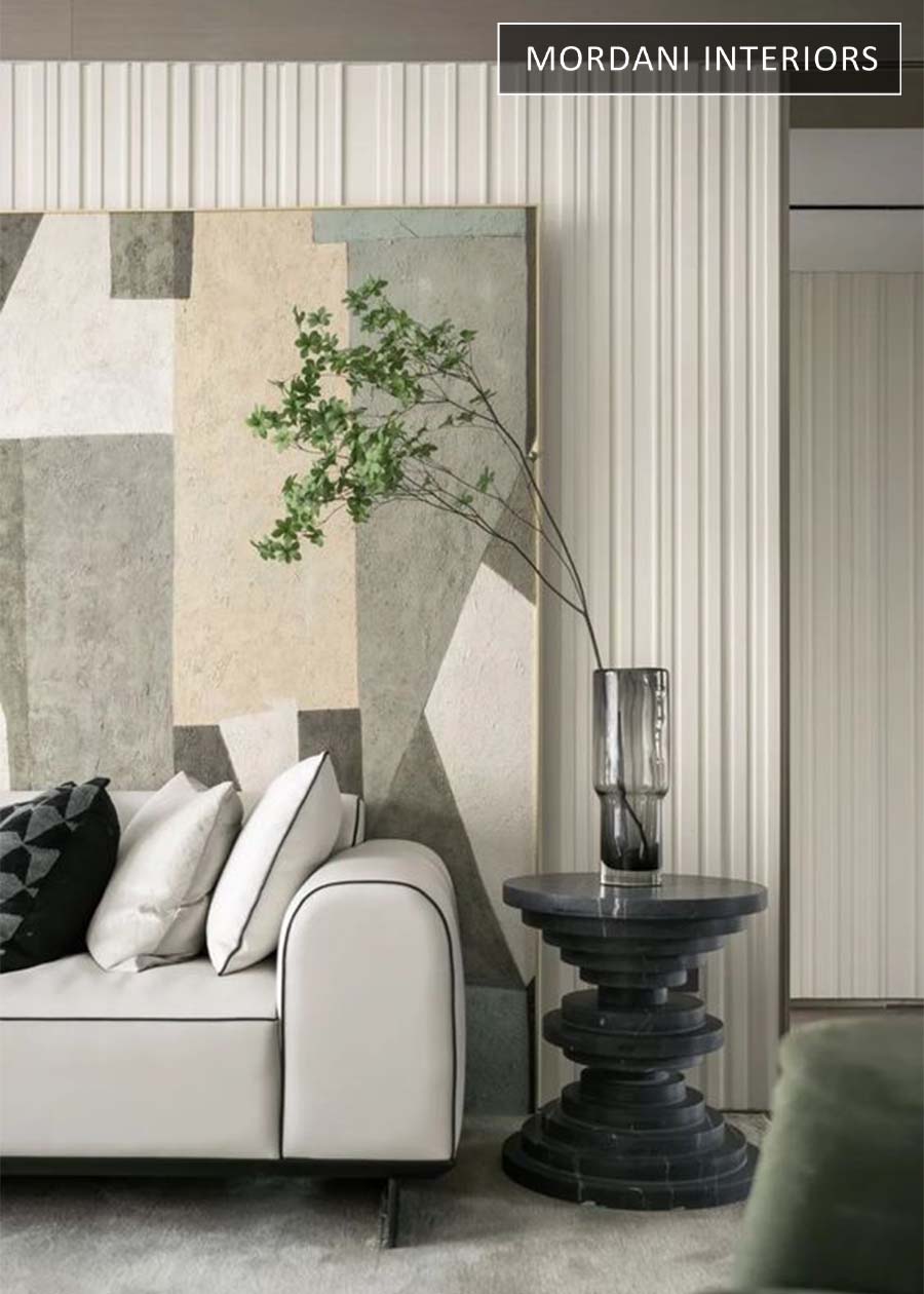 Rice cream leather upholstery